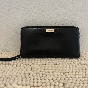 Kate Spade Black Leather Wallet